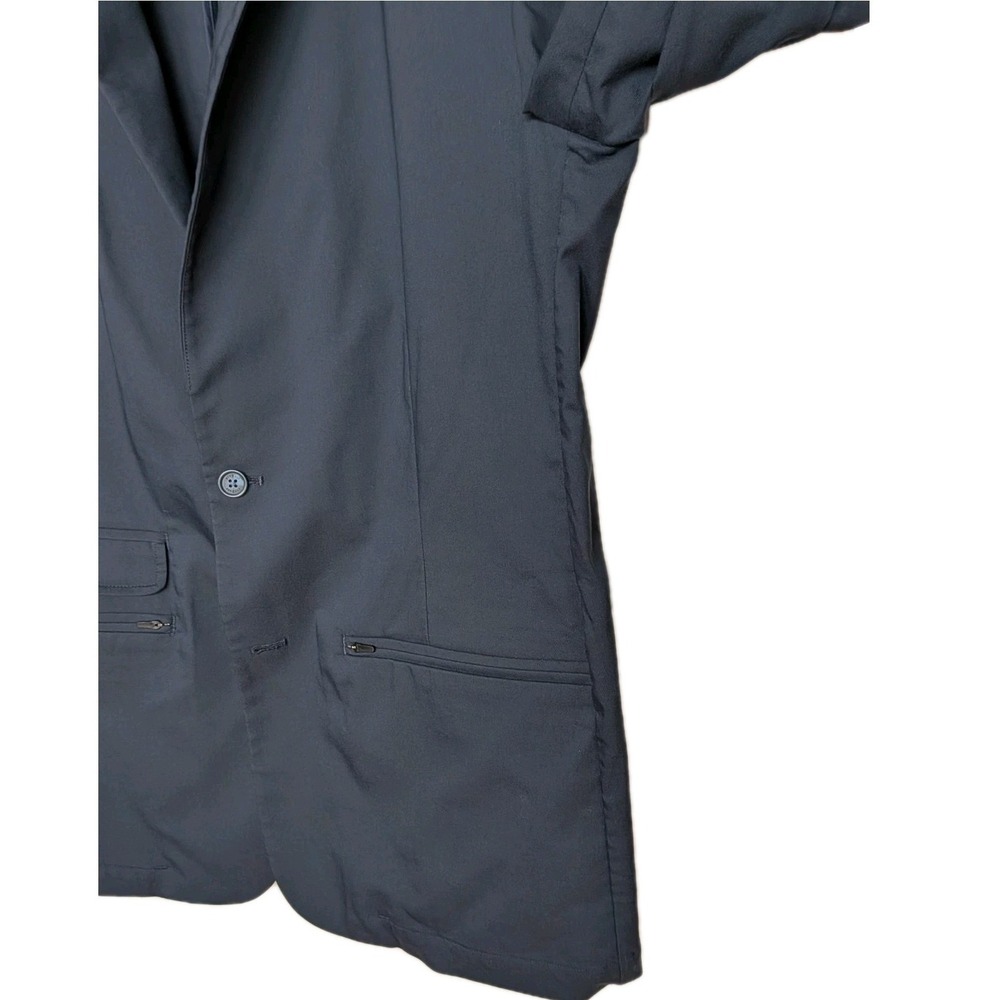 Kit & Ace Blazer L Navy Stretch‎ Tech Jacket Minimal Travel Casual - Picture 5 of 16